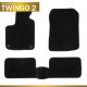 Tapis sur mesure pour Renault Twingo 2 (de 07/2007 à 08/2014)