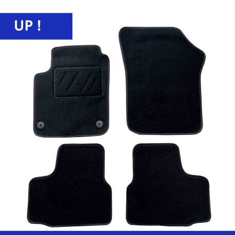 Tapis sur mesure Cristal VW / Seat / Skoda UP! / MII / Citigo (de 08/2011 à 11/2023)