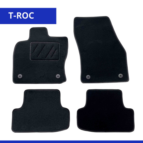 Tapis sur mesure Cristal VW T-ROC (dès 10/2017)