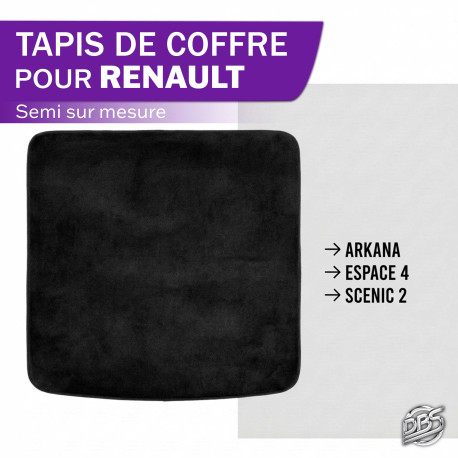 Tapis semi sur mesure coffre Renault SUV / Monospace T2