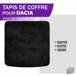 Tapis semi sur mesure coffre Dacia SUV