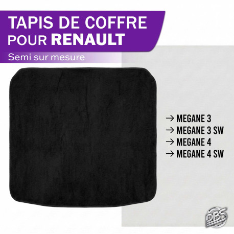 Tapis semi sur mesure coffre Renault Berline T1