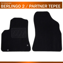 Tapis sur mesure utilitaire moquette Peugeot Partner Tepee (de 04/2008 à 08/2018)