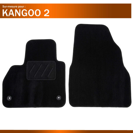 Tapis sur mesure utilitaire moquette Renault Kangoo 2 (de 01/2008 à 03/2021)