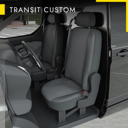 Housses utilitaires pour Ford Transit Custom (Dès 10/2023) - 2 sieges