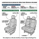 Housse utilitaire pour toyota proace 