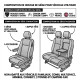 Housses Utilitaire pour Fiat scudo